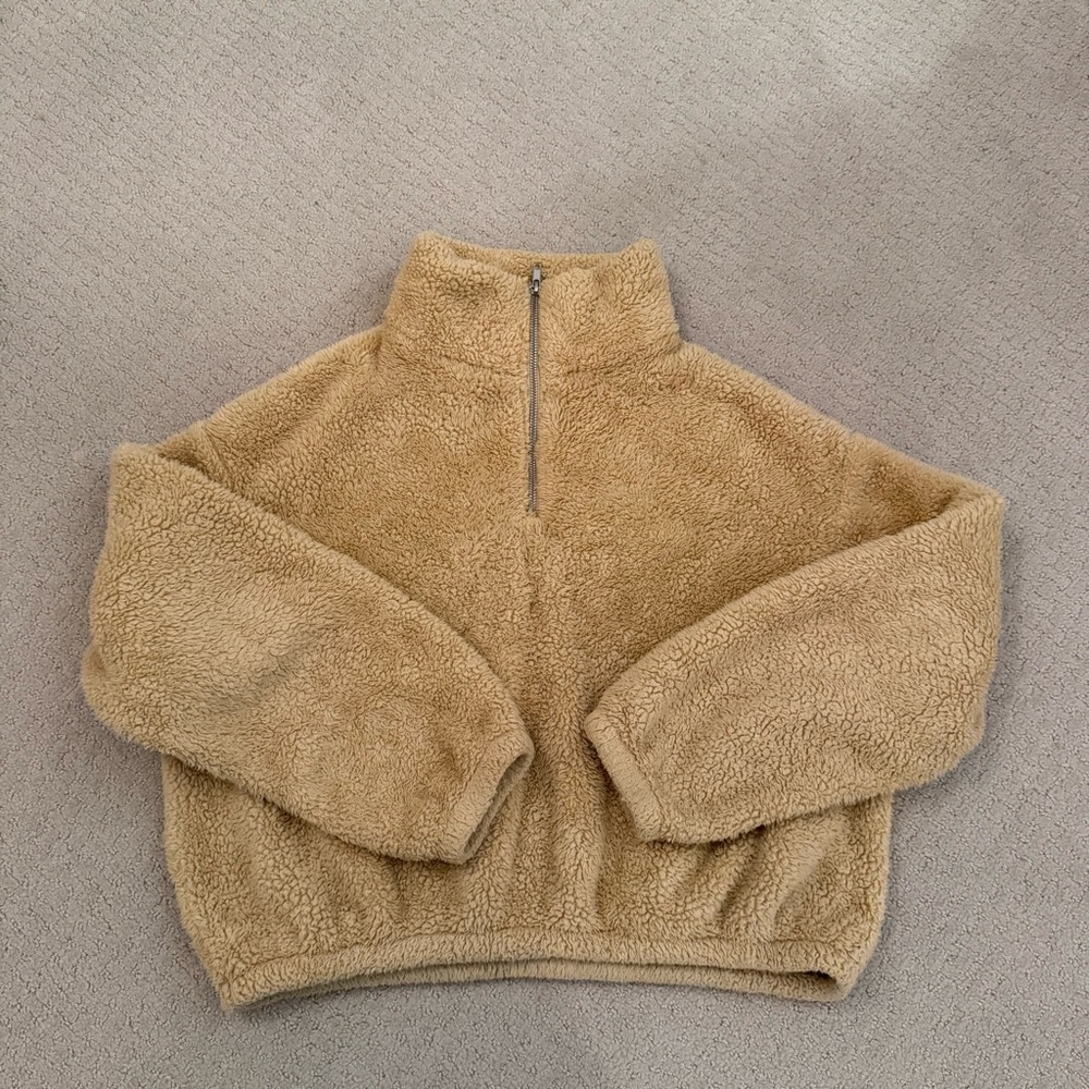 H&M Beige Sherpa Jacket